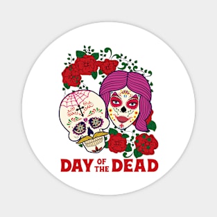 Day of the Dead Sugar skull Magnet